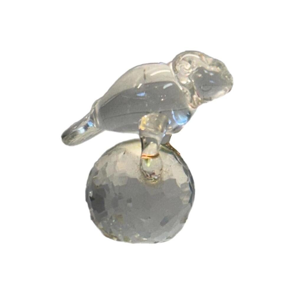Swarovski Walrus on a Crystal Ball Figurine